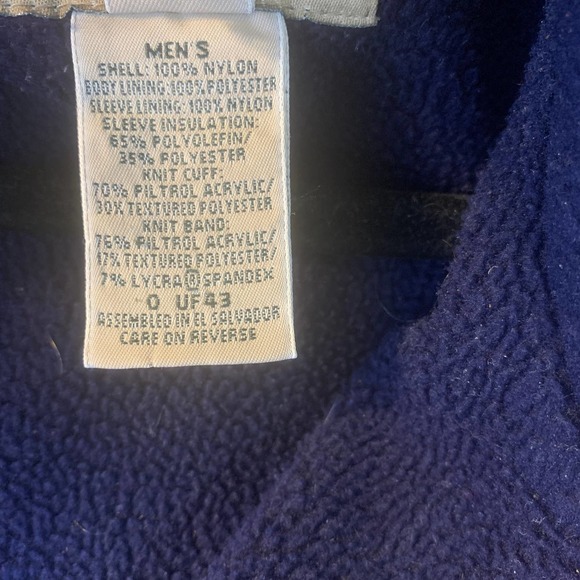 L.L. Bean Mens Jacket Size XL Red Long Sleeves Fleece Lined Bomber Full Zip‎ - Picture 9 of 10